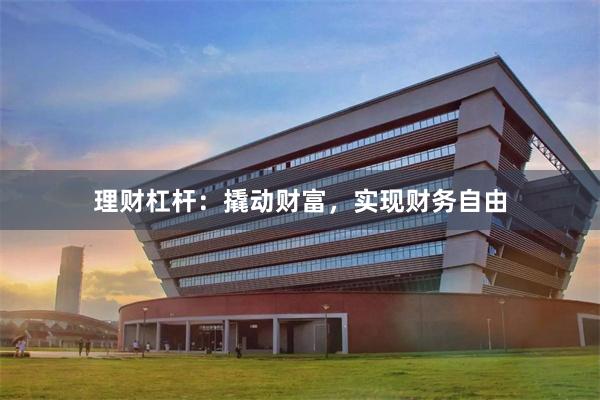 理财杠杆：撬动财富，实现财务自由