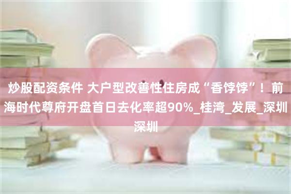 炒股配资条件 大户型改善性住房成“香饽饽”！前海时代尊府开盘首日去化率超90%_桂湾_发展_深圳