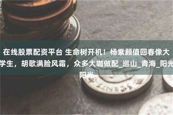 在线股票配资平台 生命树开机！杨紫颜值回春像大学生，胡歌满脸风霜，众多大咖做配_巡山_青海_阳光