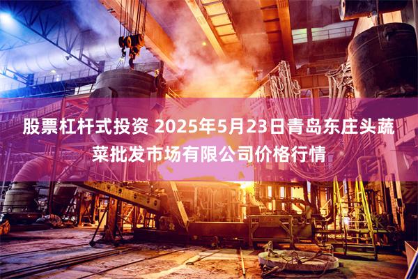 股票杠杆式投资 2025年5月23日青岛东庄头蔬菜批发市场有限公司价格行情