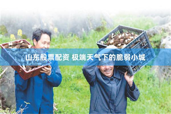 山东股票配资 极端天气下的脆弱小城