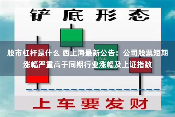 股市杠杆是什么 西上海最新公告：公司股票短期涨幅严重高于同期行业涨幅及上证指数