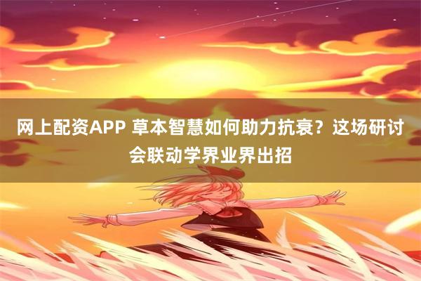 网上配资APP 草本智慧如何助力抗衰？这场研讨会联动学界业界出招