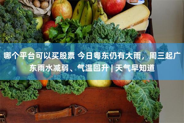 哪个平台可以买股票 今日粤东仍有大雨，周三起广东雨水减弱、气温回升 | 天气早知道