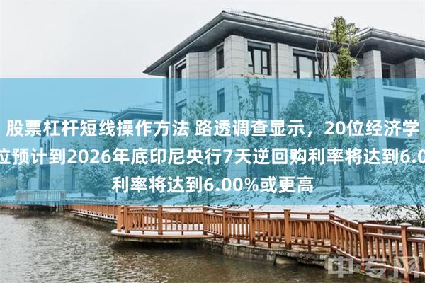 股票杠杆短线操作方法 路透调查显示，20位经济学家中有11位预计到2026年底印尼央行7天逆回购利率将达到6.00%或更高