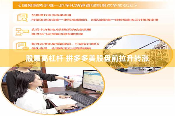 股票高杠杆 拼多多美股盘前拉升转涨