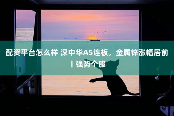 配资平台怎么样 深中华A5连板，金属锌涨幅居前丨强势个股
