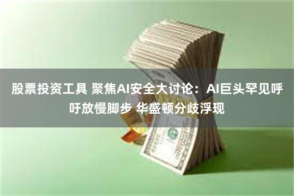 股票投资工具 聚焦AI安全大讨论：AI巨头罕见呼吁放慢脚步 华盛顿分歧浮现