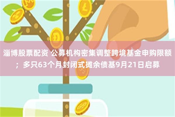 淄博股票配资 公募机构密集调整跨境基金申购限额；多只63个月封闭式摊余债基9月21日启募